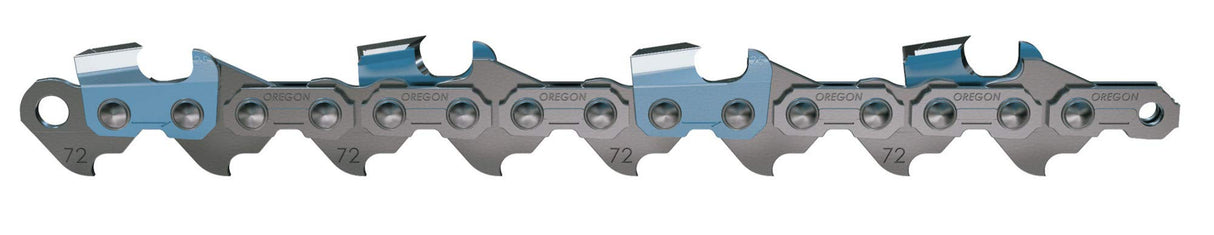 Oregon Super 70 - Cadena de motosierra de cincel, rollo de 100 pies, paso de 3/8 pulgadas, calibre de 0.04 pulgadas, modelo # 72LPX100U
