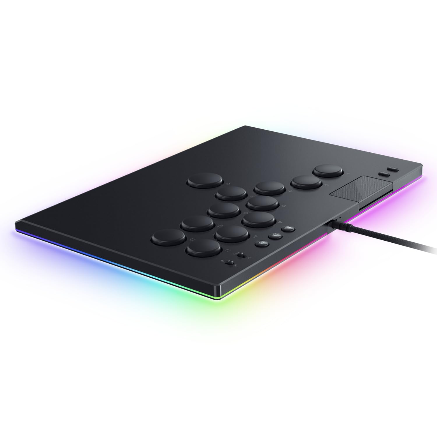 Razer Kitsune - Mando Arcade óptico multibotón para PS5 y PC (Disposición precisa de los botones de movimiento cuádruple, Switches ópticos de perfil bajo lineales Razer) Negro
