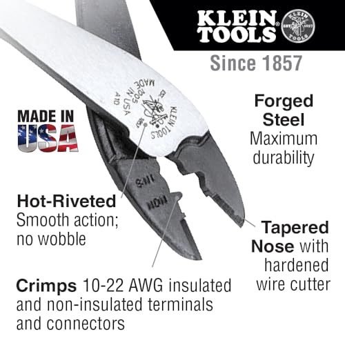 Klein Tools El kit de herramientas manuales 80028 incluye alicates, destornilladores, destornilladores de tuercas, mochila y más herramientas para el lugar de trabajo, 28 piezas