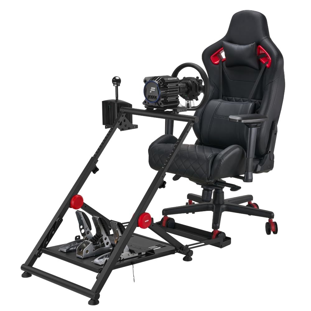 WHEEL STAND GT PRO - Soporte universal para el volante, los platos y las bielas y la caja de cambios compatible con todos los productos Logitech, Thrustmaster y Fanatec.