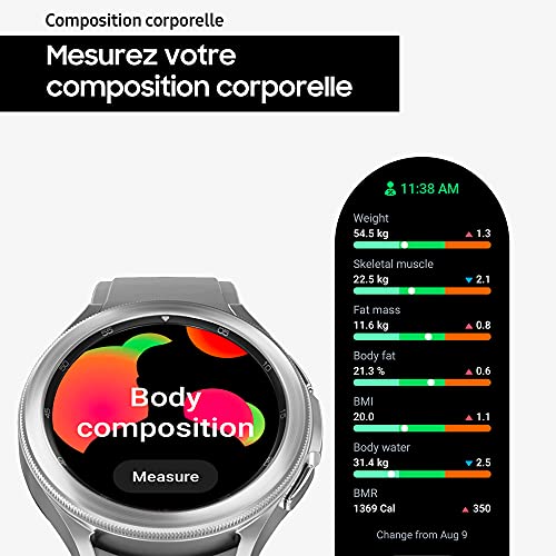 SAMSUNG Galaxy Watch 4 Classic (42mm) - Smartwatch Silver