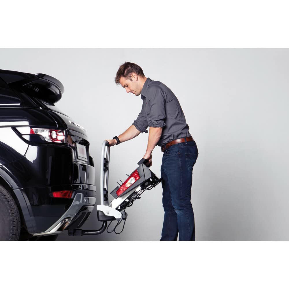 Yakima FOLDCLICK 2 Car bicycle holder Montaje de enganche trasero Negro, Metálico - Soporte de bicicleta (14,5 kg, 740 x 670 x 280 mm)