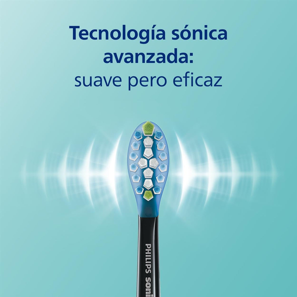 Philips Sonicare DiamondClean 9000, cepillo dental eléctrico, edición especial, cepillo dental sónico con aplicación, sensor de presión, soporte de carga, color aguamarina, modelo HX9911/89