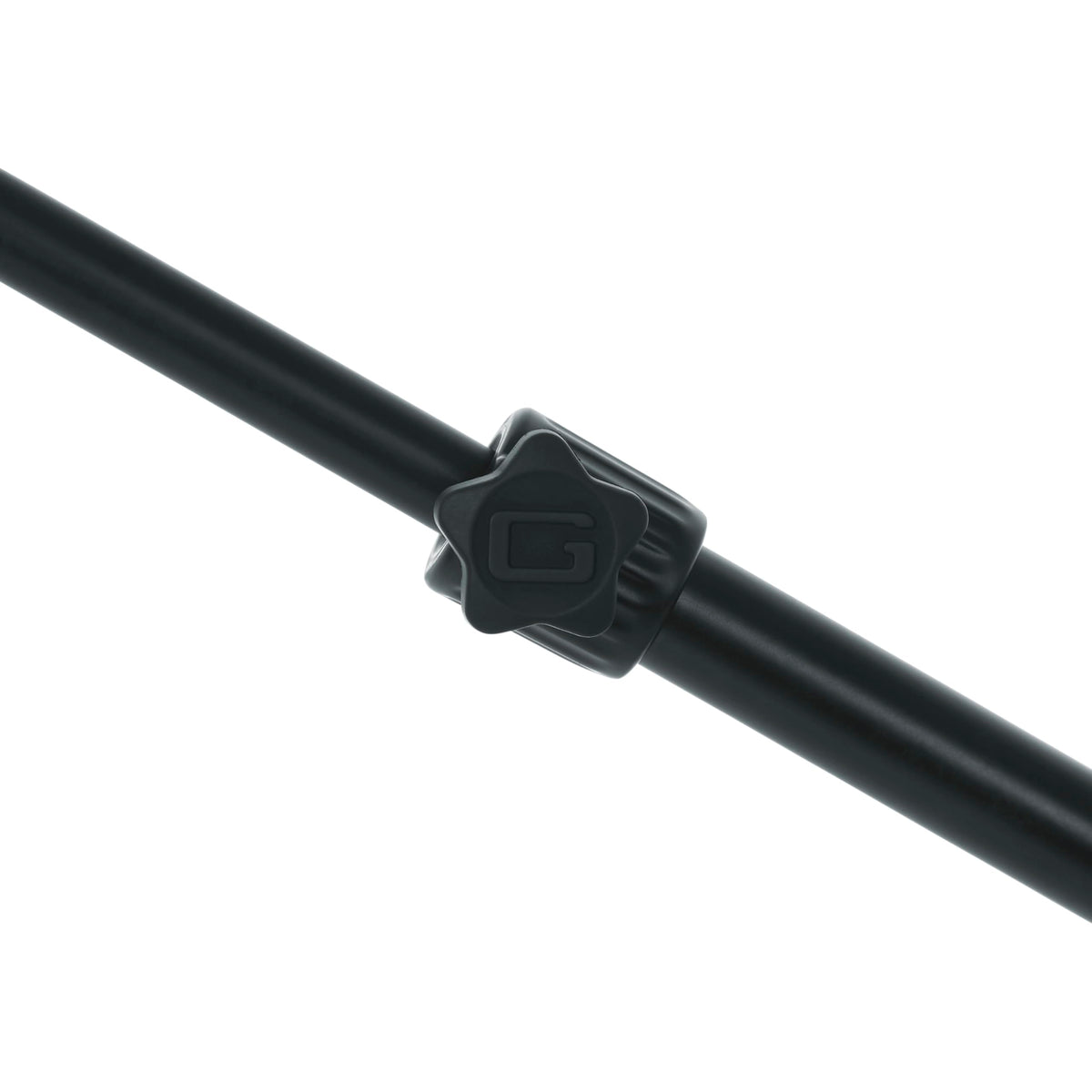 Gator Frameworks - Soporte de micrófono de base corta con peso con brazo telescópico y peso de contador de 2.5 libras; ideal para escritorio, grabación y transmisión (GFW-MIC-0822)