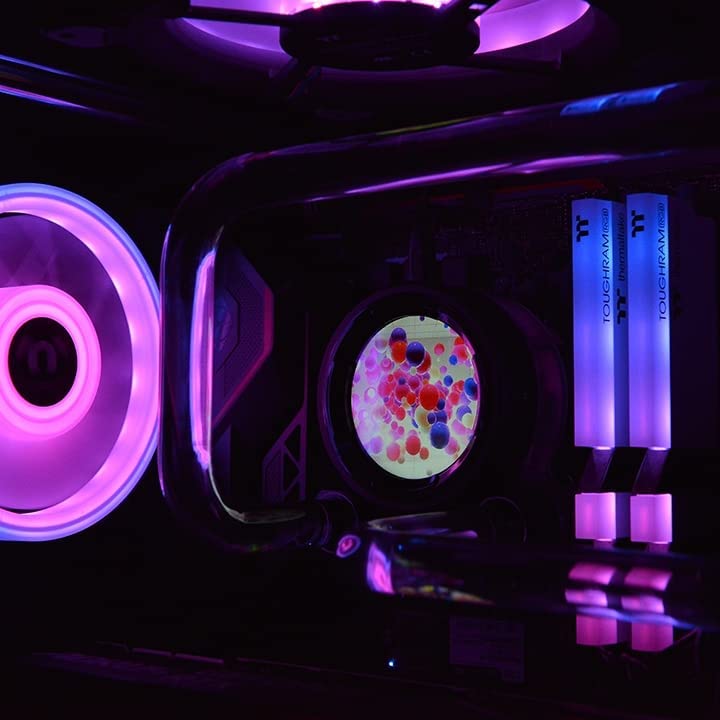 Thermaltake Pacific MX2 Ultra CPU Waterblock | PC water cooling | Processor cooler | 2.1" LCD display | LGA1700 compatible | Temperature sensor | Gif files