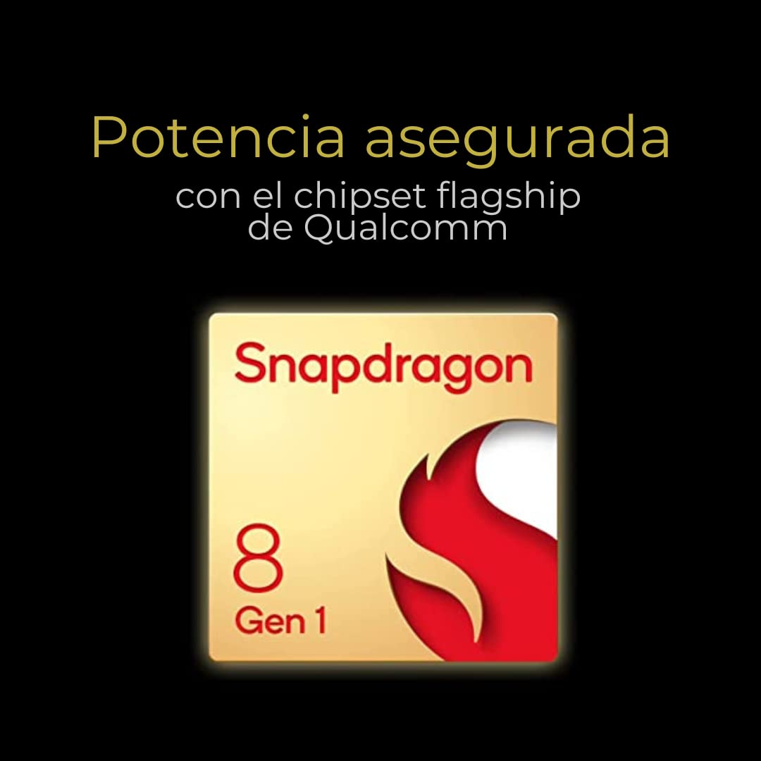 ZTE Axon 40 Ultra - Smartphone, 5G, Cámara Under-Display, 12GB RAM+256GB, Triple cámara 64MP, Snapdragon 8 Gen1, Pantalla 6.8'' AMOLED 120 Hz, Batería 5000mAh, Carga rápida 65W, NFC, Negro