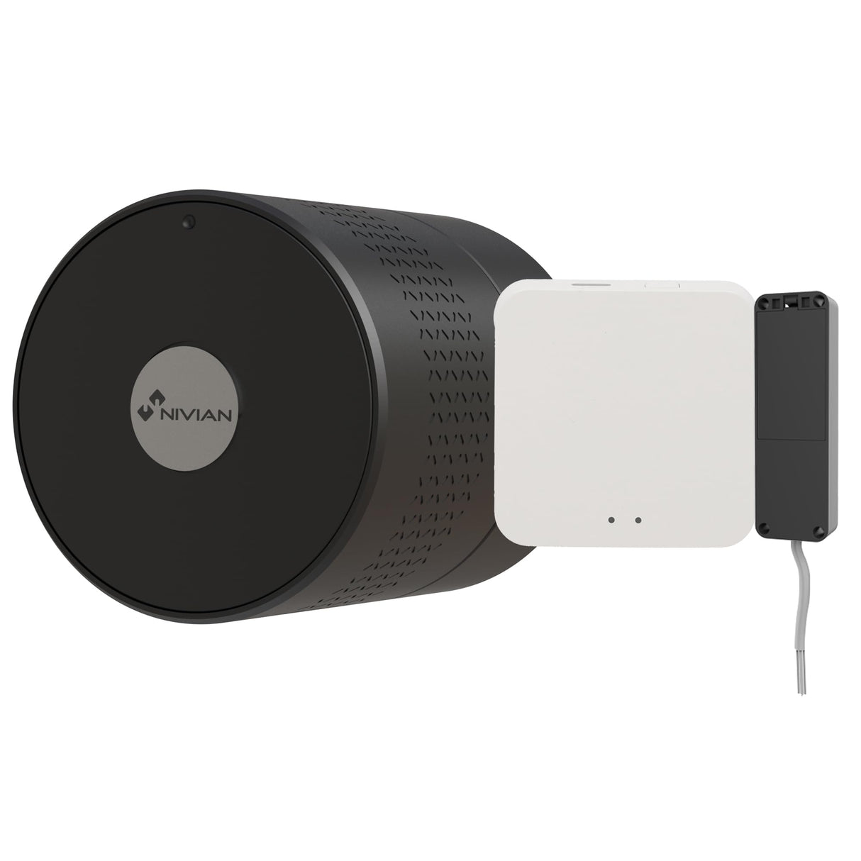 Nivian Cerradura Inteligente WiFi, Apertura Remota sin Llave, Creación de Llaves Virtuales Temporales, Función Autocierre, Instalación Fácil (PACK COMPLETO)