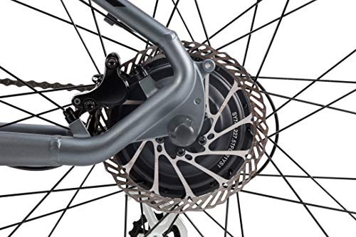 Moma Bikes Bicicleta Electrica, EMTB-27.5", Suspension Delantera, Shimano 24v, Frenos de Disco Hidraulicos, Bateria Integrada y extraíble Litio 48V 13Ah (Varias Tallas)