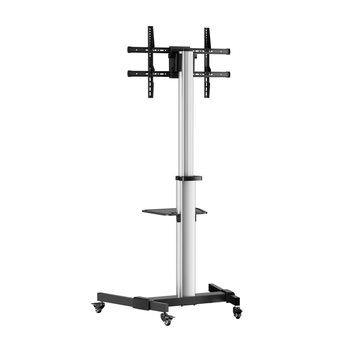 Aisens FT86TRE-197 Soporte de Suelo con Rueda Bandeja DVD para Monitor/TV hasta 50Kg 37"-86"