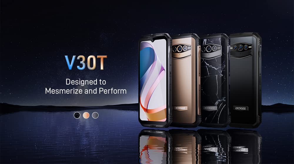 Doogee V30T 12GB/256GB Negro Mármol - Teléfono móvil Marca