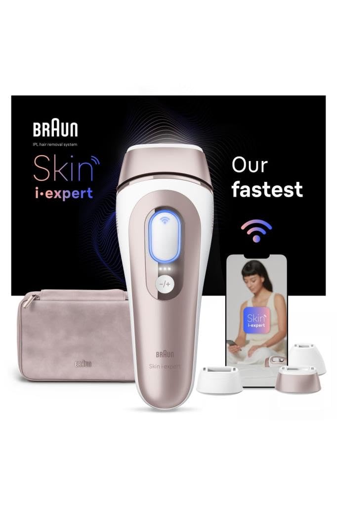 Braun Silk-Expert Pro IPL PL7253 Lumière pulsée Or rose, Blanc