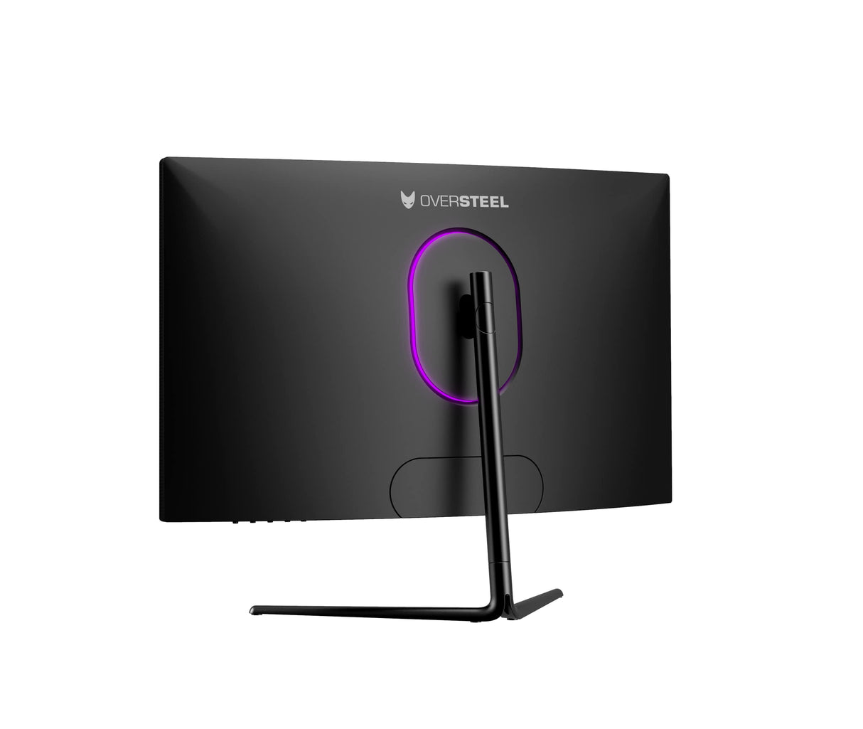Oversteel - KRYPTO Monitor Gaming QLED 27'' QHD (2560x1440), Panel VA, 16:9, Curvo R1500, 1ms, 144 Hz, 2x HDMI, Display Port, Negro