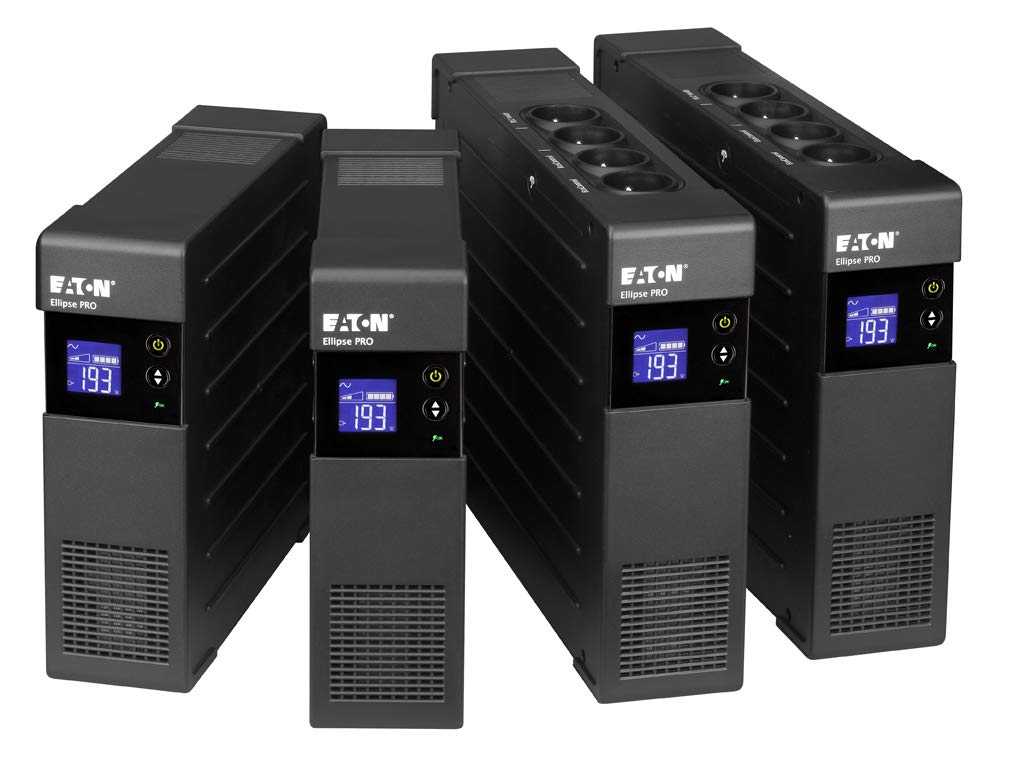Eaton Ellipse PRO 650 FR sistema de alimentación ininterrumpida (UPS) 4 salidas AC 650 VA 400 W - Fuente de alimentación continua (UPS) (650 VA, 400 W, 165 V, 285 V, 220 V, 240 V)