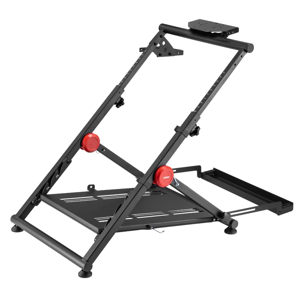 WHEEL STAND GT PRO - Soporte universal para el volante, los platos y las bielas y la caja de cambios compatible con todos los productos Logitech, Thrustmaster y Fanatec.