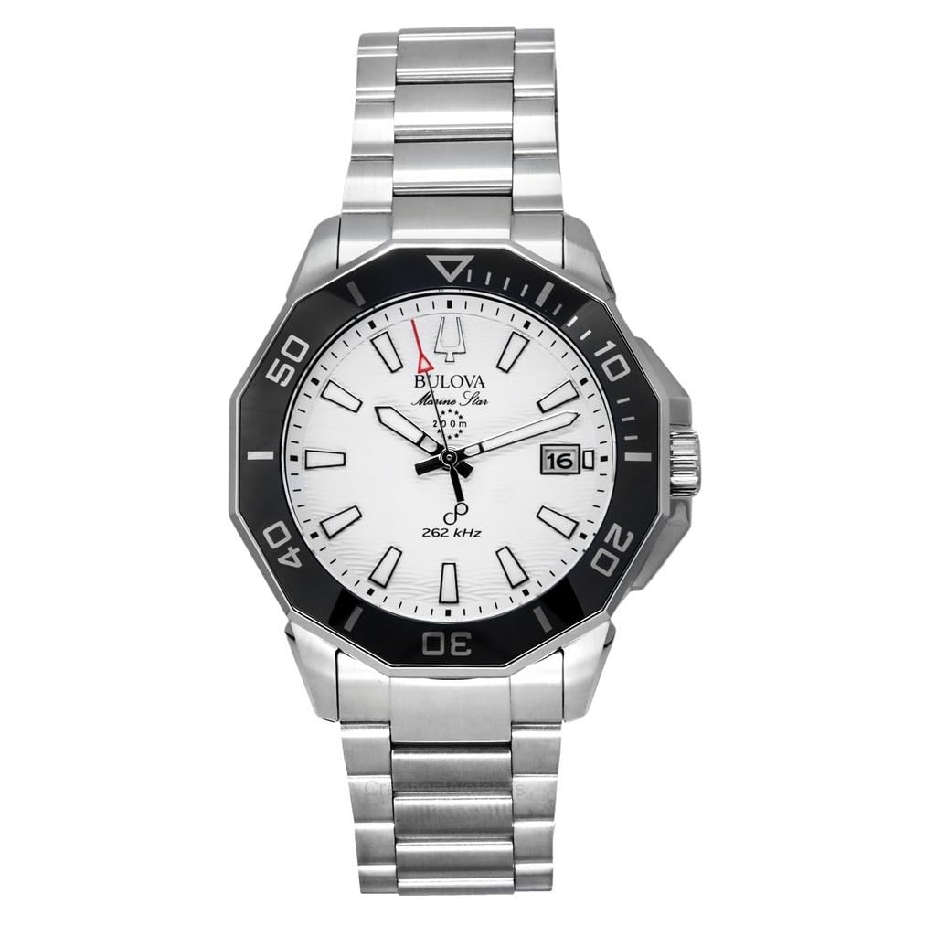 Bulova Reloj Analógico para para Hombre de Cuarzo con Correa en Acero Inoxidable 96B426