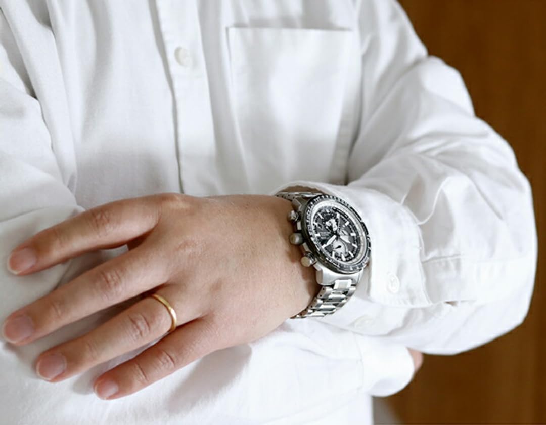 Citizen Reloj Multiesfera para Hombre de Cuarzo japonés con Correa en Acero Inoxidable BY3006-53E