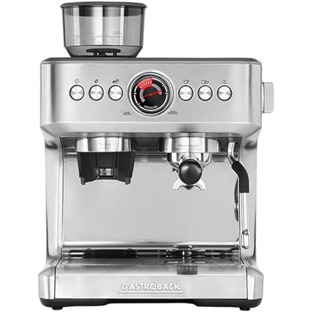GASTROBACK Design Espresso Advanced Duo 42626 - Máquina de Espresso programable con Sistema termobloque de Doble Circuito