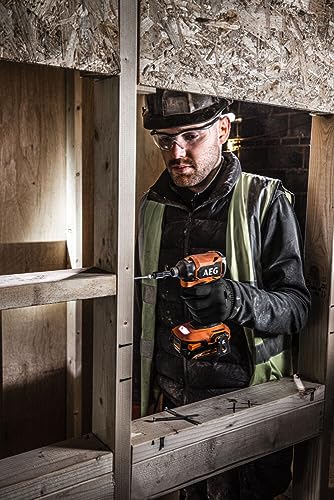 AEG - Destornillador de impacto SUBCOMPACT 18 V BRUSHLESS, 205 Nm, 4 modos, 0 a 2900 rpm, 0 a 4200 cps/min, receptáculo Hex 1/4", sin batería, ni cargador, de cartón