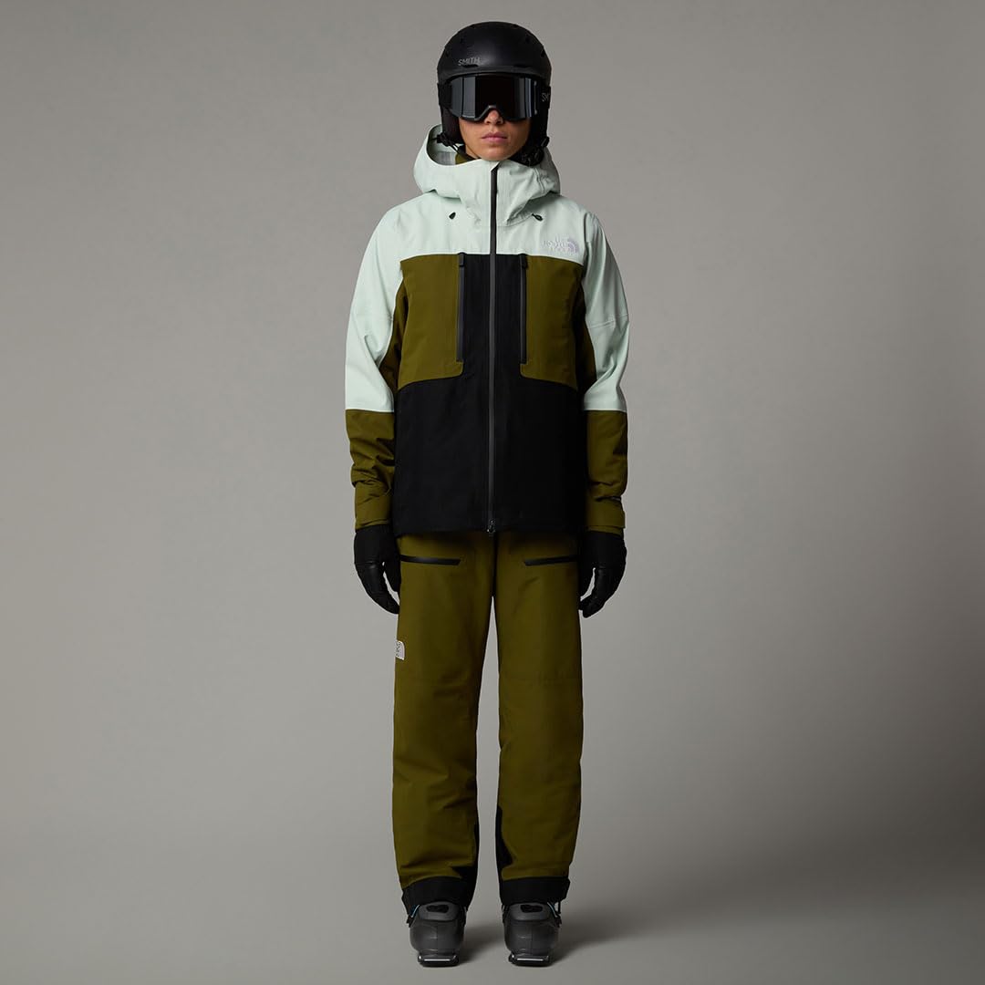 THE NORTH FACE Ceptor Chaqueta de esquí para mujer Pale Green/Forest Olive S