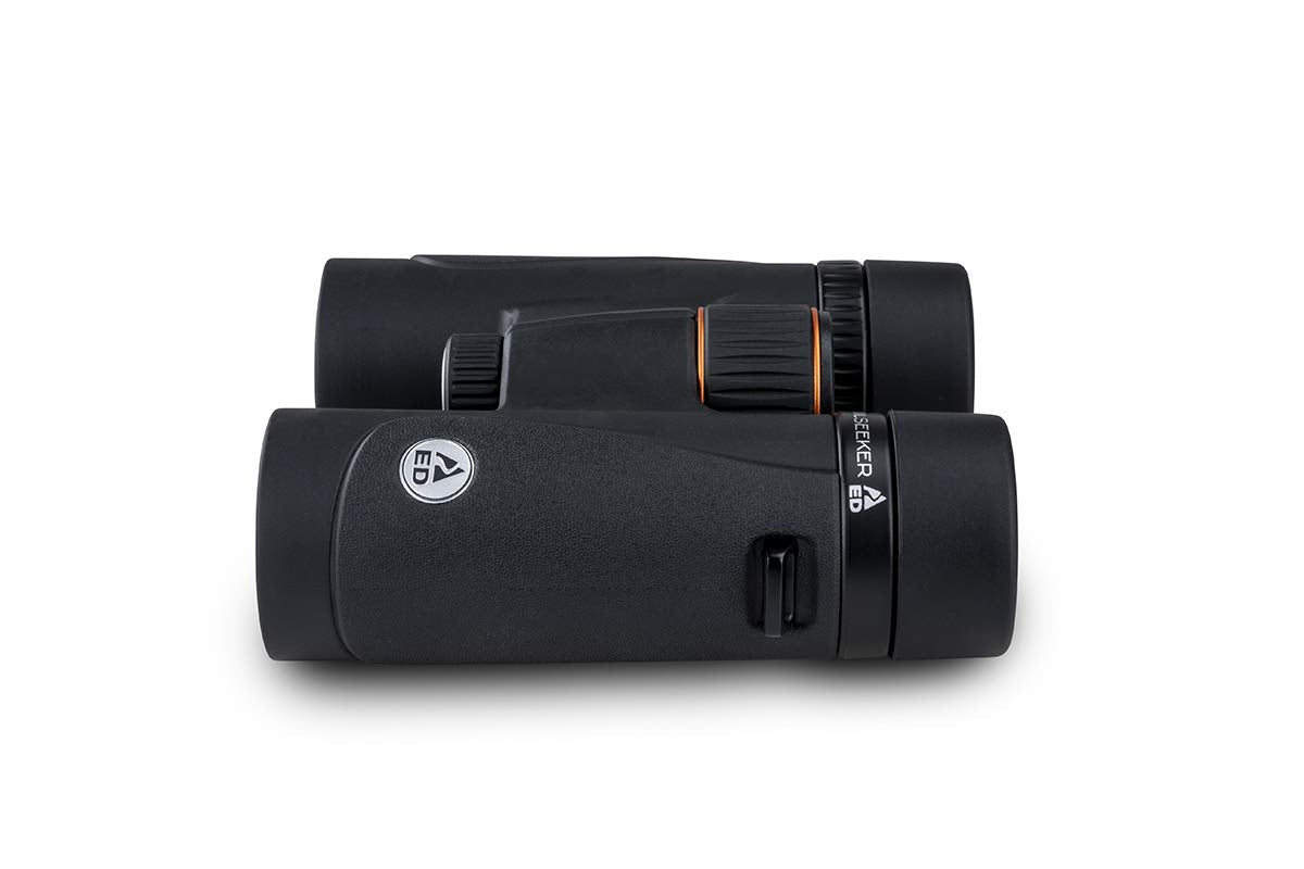 Celestron 71401 TrailSeeker ED: prismáticos con prisma de techo 8 x 32, lente de banda ancha con revestimiento múltiple completo, prisma BaK-4, negro