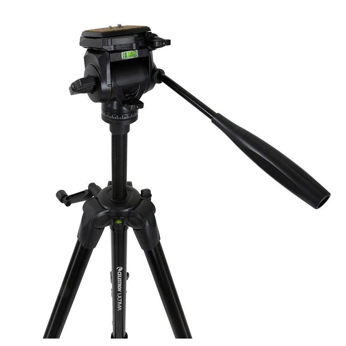 Celestron 93612 Ultima Pan: trípode de Cabezal basculante para su catalejo, Sus prismáticos o su cámara