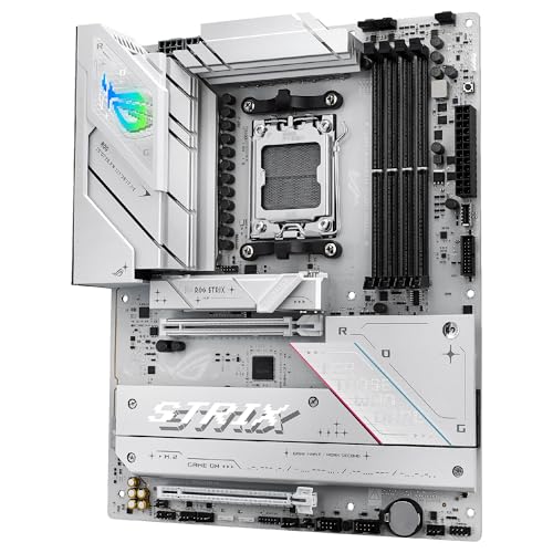 ASUS ROG Strix B850-A Gaming WiFi - Placa Base AMD ATX, 14+2+2 etapas de Potencia, DDR5, Cuatro Ranuras M.2, PCIe 5.0, WiFi 7, USB Tipo-C 20 Gbps y Aura Sync RGB