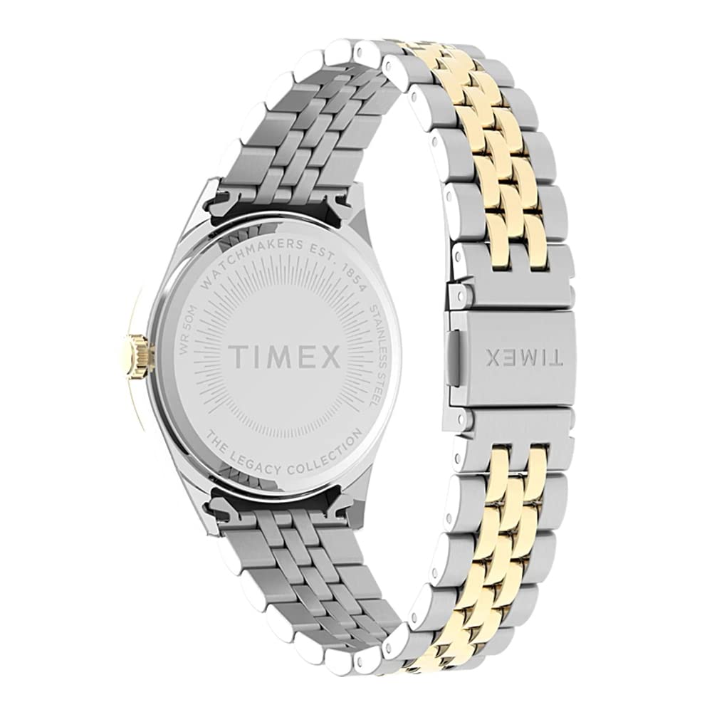 Timex Reloj Analógico para Mujer'S de Cuarzo con Correa en Acero Inoxidable TW2V68500