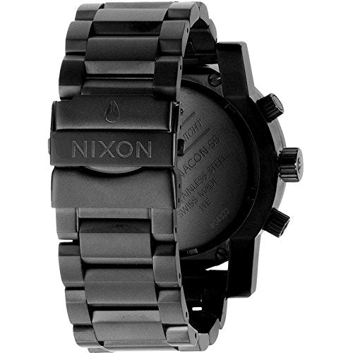 Nixon A457001-00 - Reloj de Pulsera Hombre, Acero Inoxidable, Color Negro