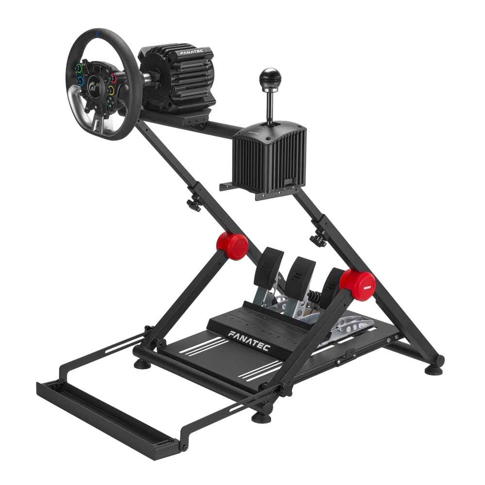 WHEEL STAND GT PRO - Soporte universal para el volante, los platos y las bielas y la caja de cambios compatible con todos los productos Logitech, Thrustmaster y Fanatec.
