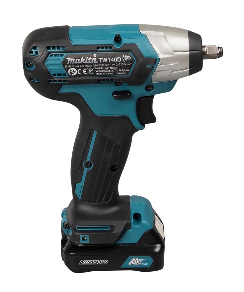 Makita - TW140DSAJ - Atornillador de impacto 2 baterías 10.8 V 2 Ah