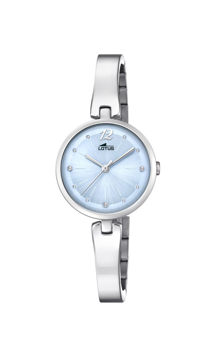 Lotus Watches Reloj Análogo clásico para Mujer de Cuarzo con Correa en Acero Inoxidable 18445/3