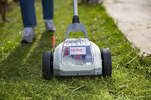 IKRA cortacésped a batería ICHM 20 con función trituradora, para céspedes pequeños de hasta 50 m², incl. 2 baterías, cargador & cuchilla de repuesto
