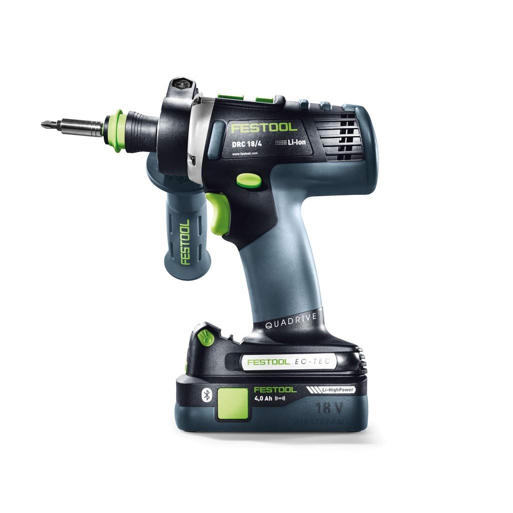 Festool 576460 DRC - Taladro atornillador (18 V, 5,2 y 4 Ah, iones de litio)