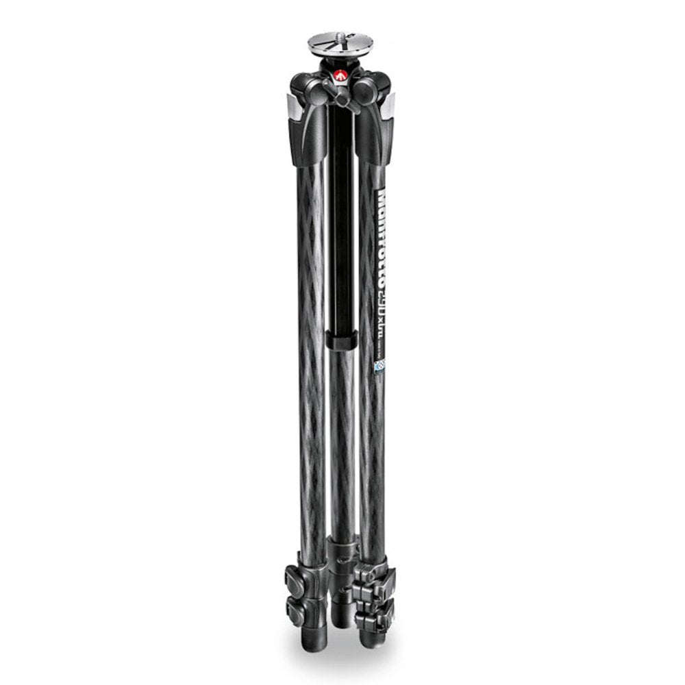 Manfrotto 290 Xtra - Trípode de 3 secciones, Carbono