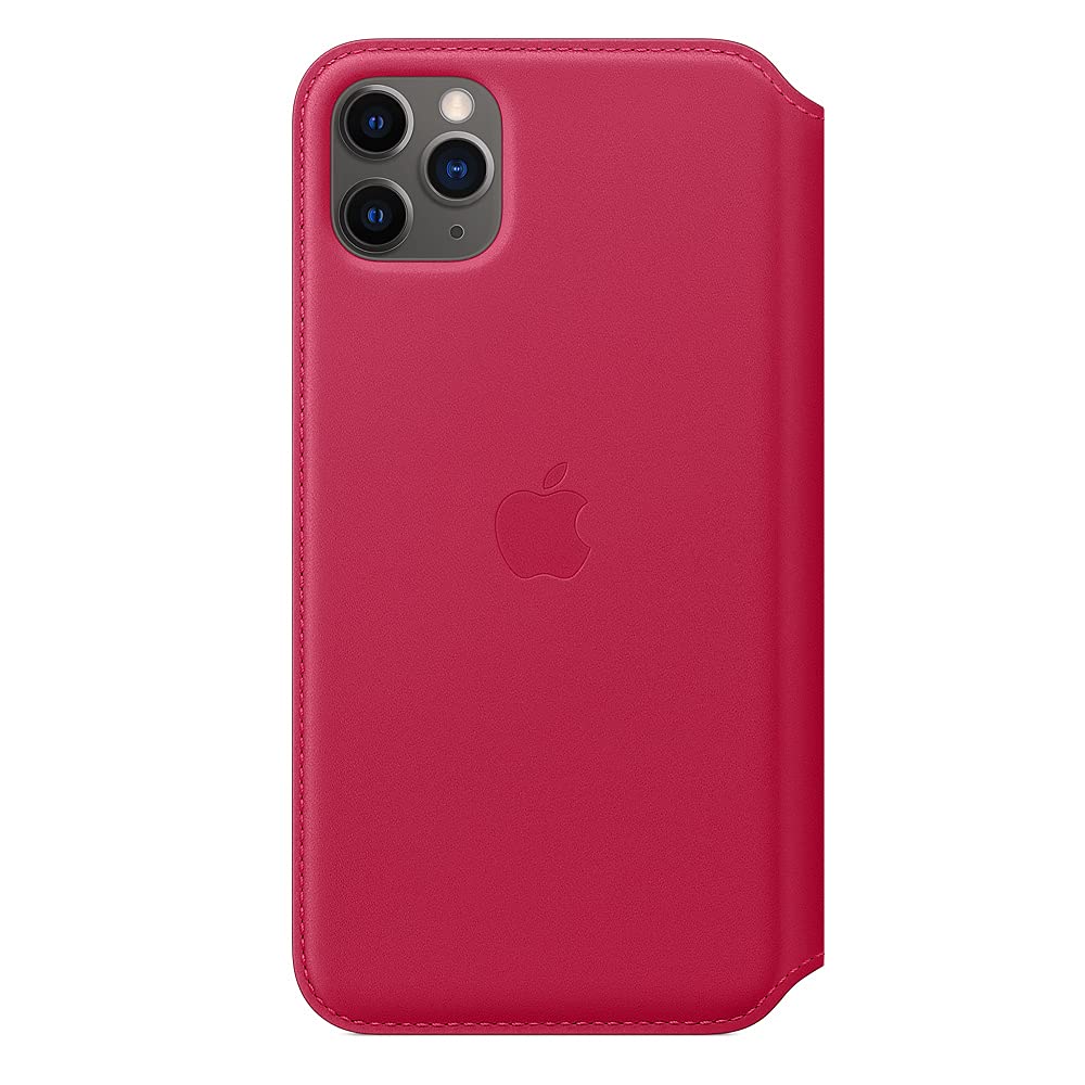 Apple Funda Leather Folio (para el iPhone 11 Pro MAX) - Frambuesa