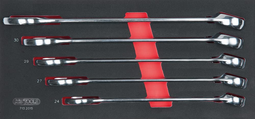 KS Tools 714.0452 - Lote de herramientas, 6 cajones para carrito con un total de 455 piezas