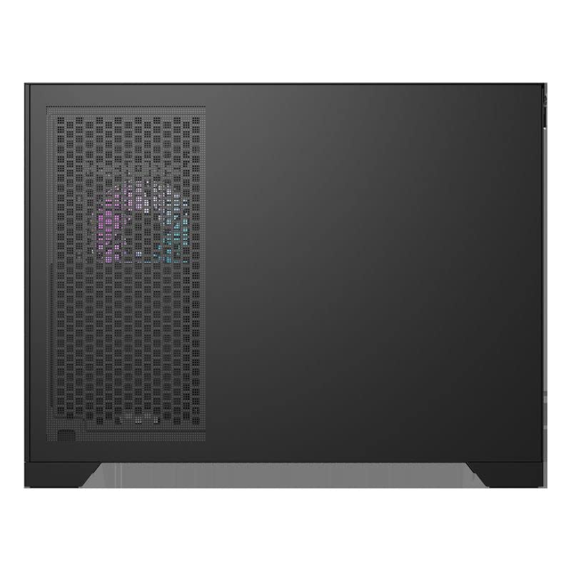 SaharaGaming (Panel de Metal Templado y Malla) (Solo Funda, Vidrio Templado) Compatible con E-ATX, ATX, Micro-ATX e ITX