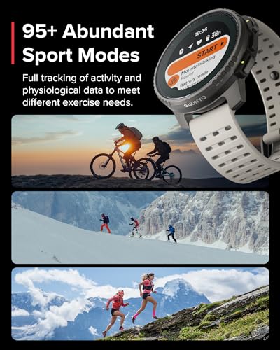 SUUNTO Vertical Reloj Deportivo - Smartwatch GPS, GPS de Doble Frecuencia, Mapas sin Conexión Gratuitos, Autonomía de hasta 50 Días, Carcasa Resistente Militarmente, Resistente al Agua hasta 100m
