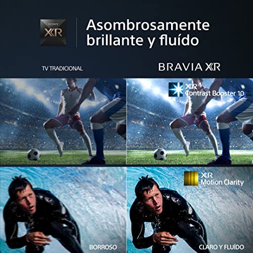 Sony BRAVIA XR-55X90L, 55 Pulgadas, TV Full Array LED, 4K HDR, Smart Google TV, Funciones Eco, Bravia Core, Óptimo para PlayStation5, Marco de Aluminio