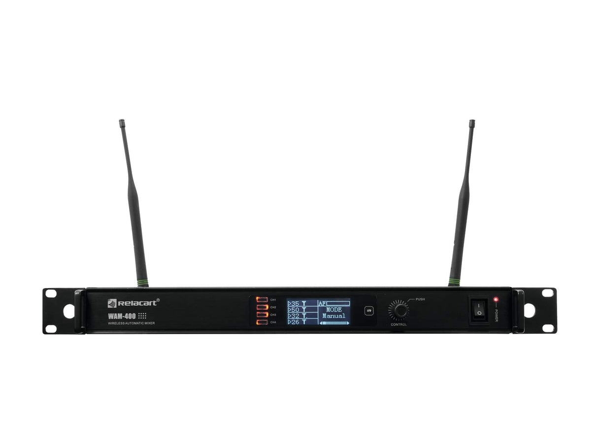 Relacart - Uhf mezclador automático de wam-400 4 canales digitales