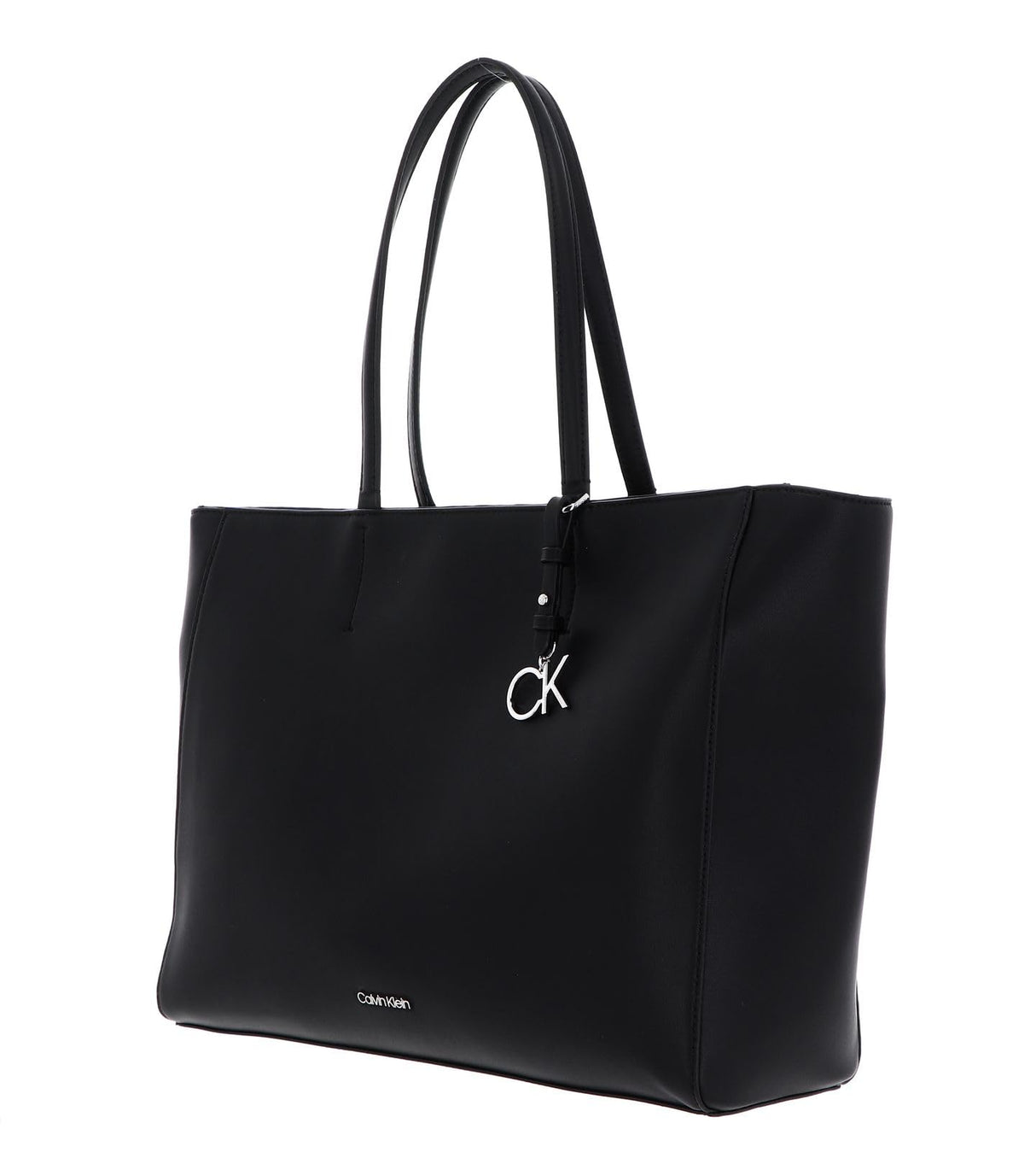 Calvin Klein Bolso Tote Mujer Ck Must Shopper mediano con cierre de cremallera, negro (Ck Black), talla única, Negro (Ck Black), Talla Única