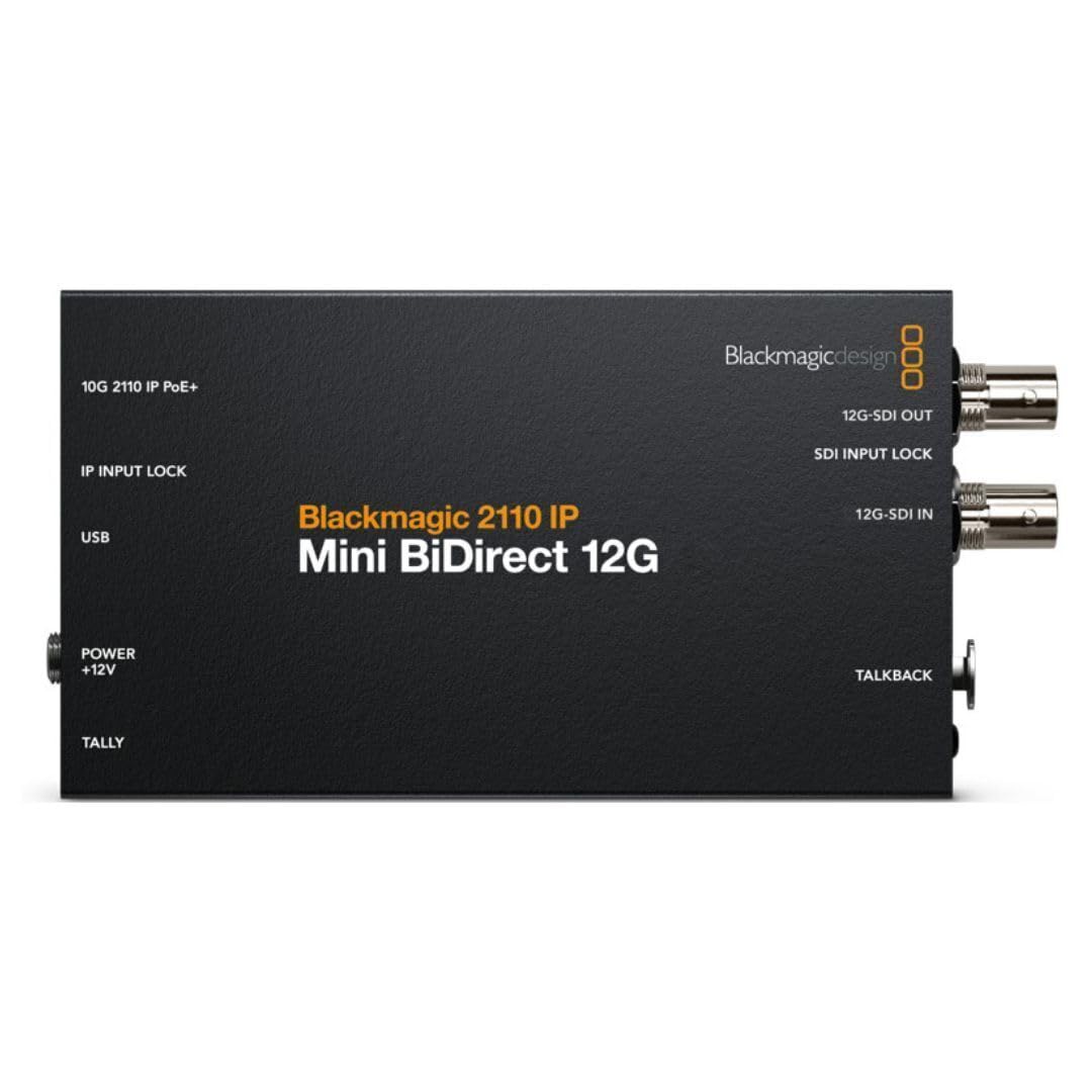 Blackmagic Design 2110 IP Mini BiDirect 12G (BM-CONVNVIPF/IP/12G)