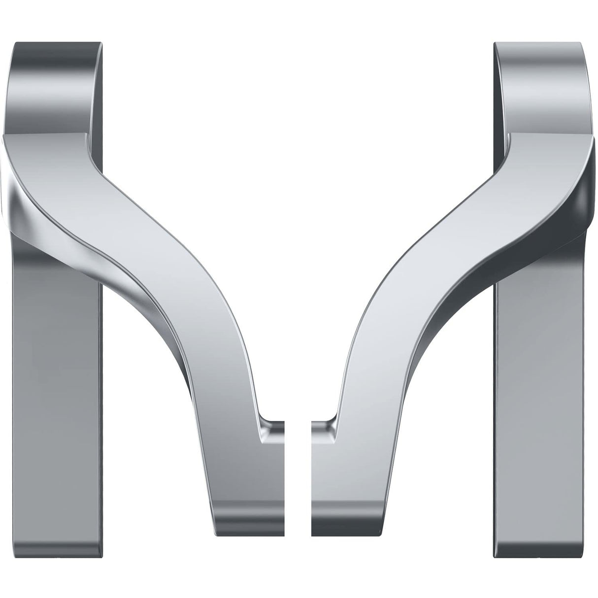 ECO Herraje para puerta de escape UG, ángulo de rotación de 45° – Puerta de escape/puerta de pánico EN1125 para aspas de pie, apto para mango EPN 900 IV, aluminio plateado