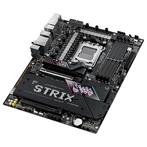 ASUS ROG Strix B850-E Gaming WiFi - Placa Base AMD, 16+2+2 etapas de Potencia, DDR5, Cinco Ranuras M.2, PCIe 5.0, WiFi 7, Puerto USB4 Tipo-C, USB 20 Gbps con PD 3.0 de hasta 30 W y Aura Sync RGB