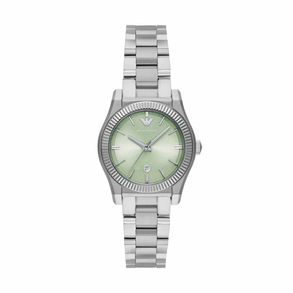 EMPORIO ARMANI Reloj Analógico para Mujeres de Cuarzo con Correa en Acero Inoxidable AR11656