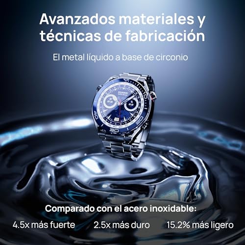 HUAWEI Watch Ultimate Smartwatches, Reloj de Metal Líquido a Base de Circonio, Modo de Golf, Resistencia al Agua a 100 Metros, Dos Semanas de Batería, GPS, Llamadas Bluetooth, iOS & Android, Green