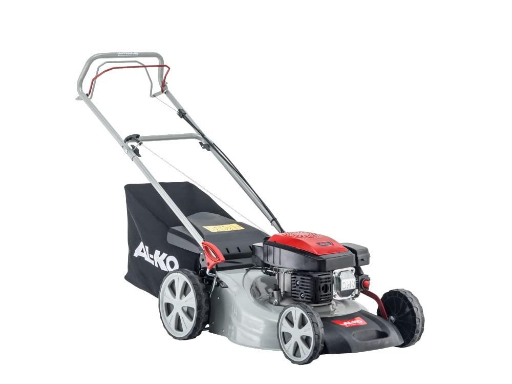 AL-KO Easy 4.60 SP-S Highline - Cortacésped autopropulsado de gasolina | Potente motor de 2 kW | Ancho de corte de 46 cm | Cubierta de acero