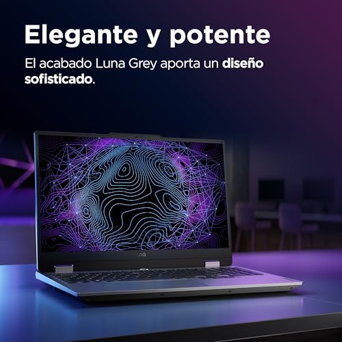 Lenovo LOQ Gen 9 - Ordenador Portátil Gaming IA 15.6" FHD, 144 Hz (Intel Core i5-12450HX, NVIDIA GeForce RTX 3050, 24 GB RAM, 512 GB SSD, Wi-Fi 6, Sin Sistema Operativo) Teclado QWERTY Español - Gris