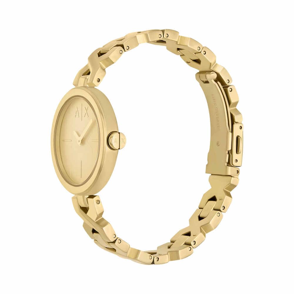 Armani Exchange Reloj Mujer, Movimiento de Cuarzo Dos Agujas y Caja de 32 mm con Correa de Acero Inoxidable