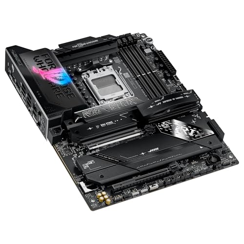 ASUS ROG Strix X870E-E Gaming WiFi - Placa Base AMD ATX, 18+2+2 etapas de Potencia, DDR5, 5X M.2, PCIe 5.0 Compatible con GPU de última generación, WiFi 7, USB 20G con PD 3.0 de hasta 30 W